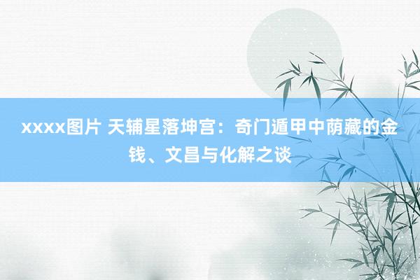 xxxx图片 天辅星落坤宫：奇门遁甲中荫藏的金钱、文昌与化解之谈