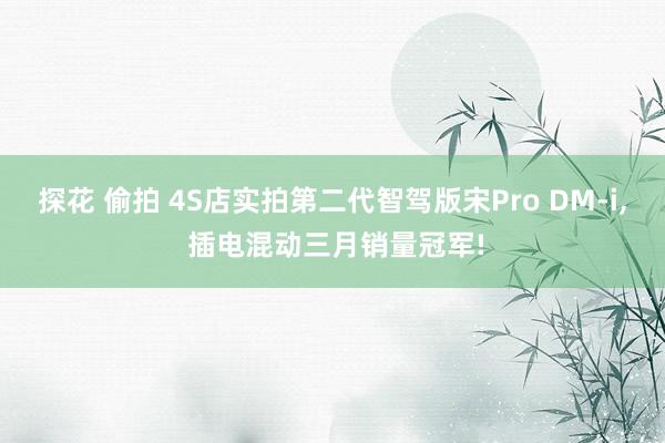 探花 偷拍 4S店实拍第二代智驾版宋Pro DM-i, 插电混动三月销量冠军!