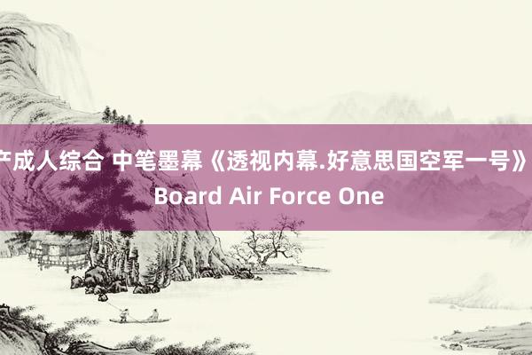 国产成人综合 中笔墨幕《透视内幕.好意思国空军一号》On Board Air Force One