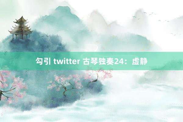 勾引 twitter 古琴独奏24：虚静